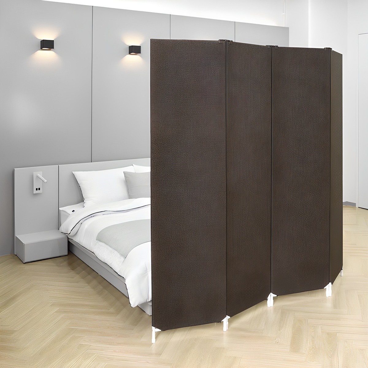 까사마루 이브 가림막 파티션 4단 1800, 그레이 89,000원