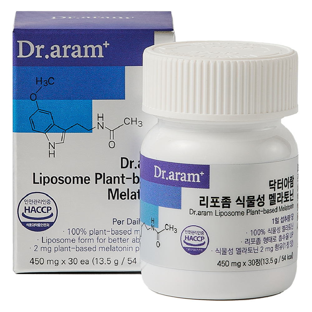 닥터아람 리포좀 식물성 멜라토닌, 30정, 1개 16,300원