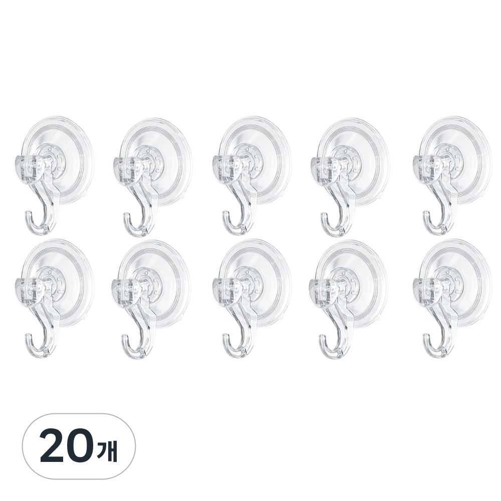 앞날창창 무타공 흡착식 벽걸이 후크고리 18,860원