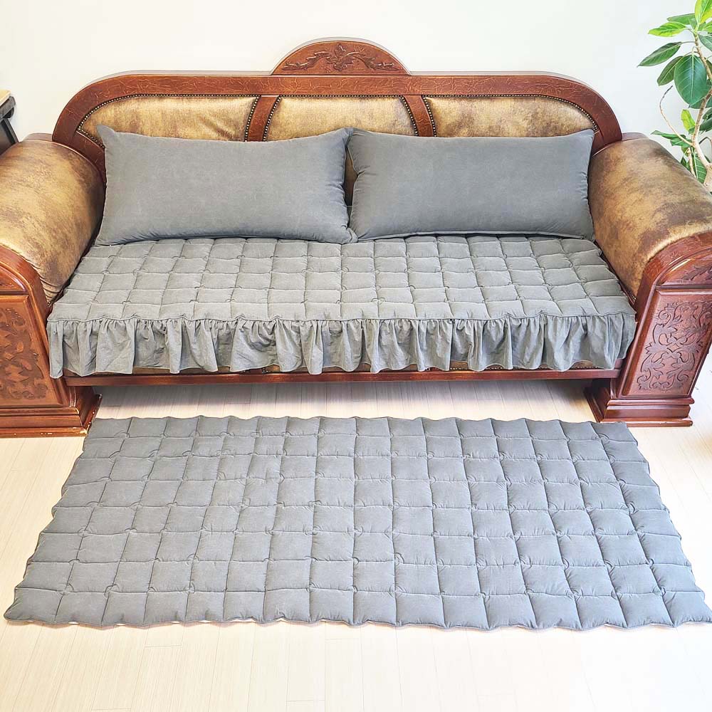 한이 고밀도 바이오워싱 돌쇼파매트 3인용 4인용 두툼한 돌쇼파패드 84,000원