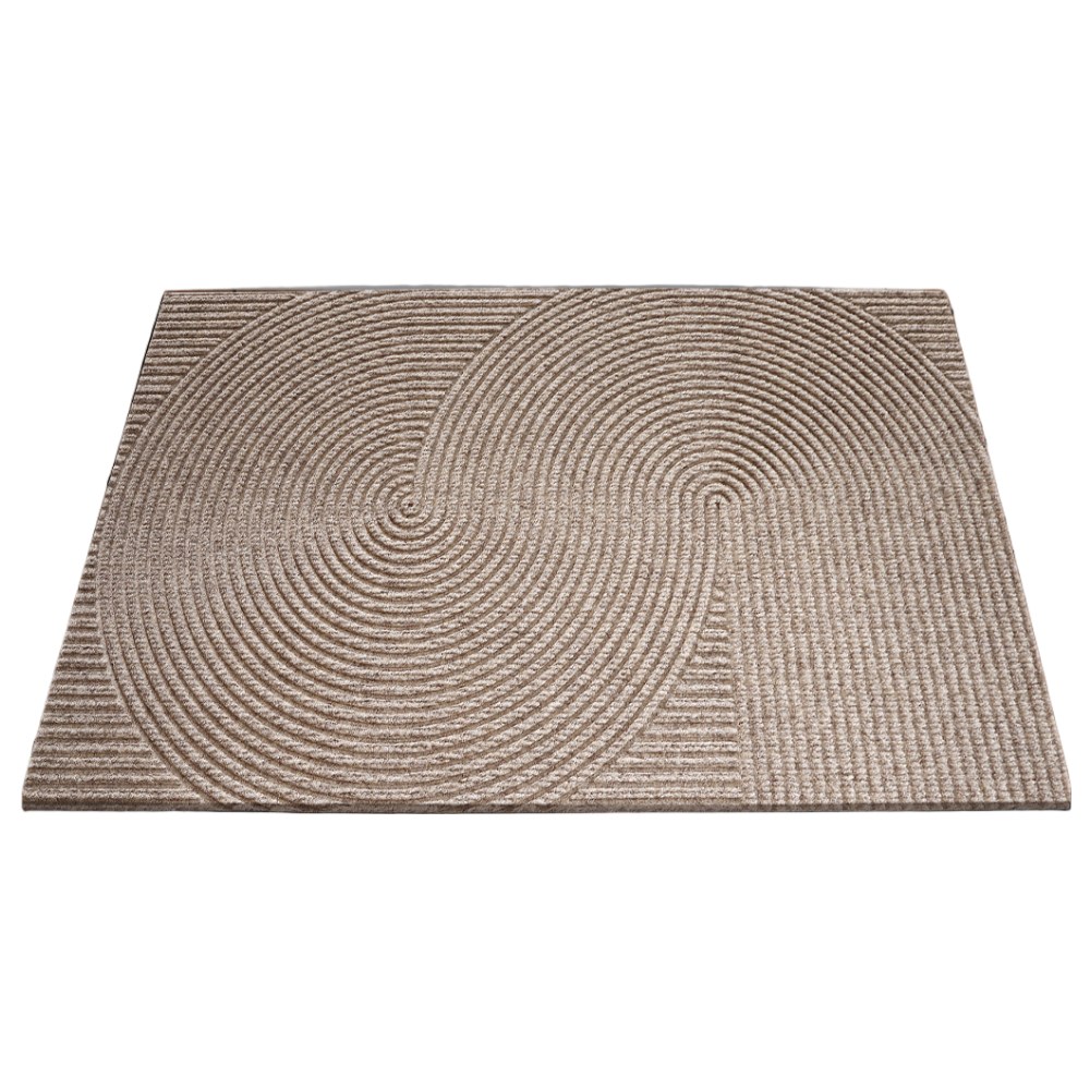 하이븐 갤러리 현관 발매트 미끄럼방지, 라운드브라운, 1개, 현재가 38,900원