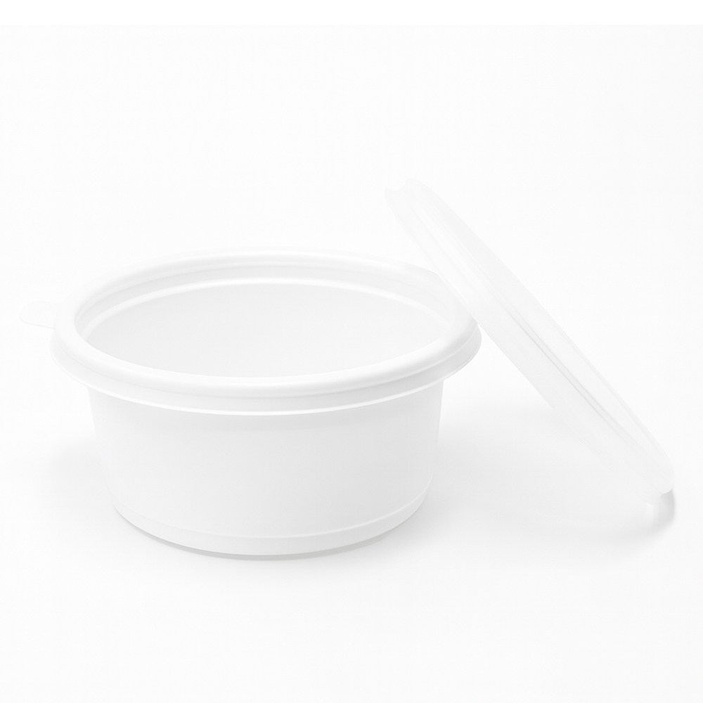 [대성FB] 국 밥용기 350ml (125파이 중)용기+뚜껑 세트 전자렌지가능 포장용기/ 배달용기, 1개, 100개입 17,900원