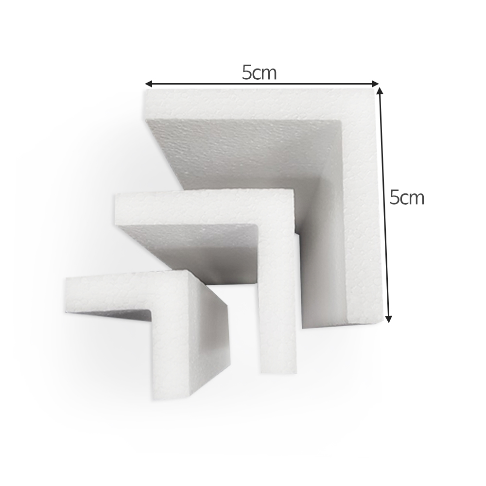 코너각대 ㄱ자스티로폼 완충재 가로세로 5cm 길이 30cm,60cm,90cm 10T15T20T 50개, 600mm 14,200원