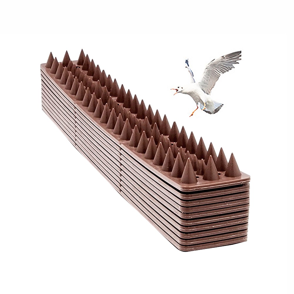 아띠꼴로 spike 아파트 에어컨실외기 비둘기퇴치 버드스파이크 비둘기 조류 퇴치기 1SET 10p, 브라운, 1세트 11,600원