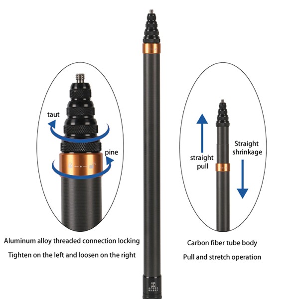 카본 파이버 인비저블 확장형 셀카봉 인스타360 파노라마 카메라 액션 조절 가능한 연장 폴 25,500원