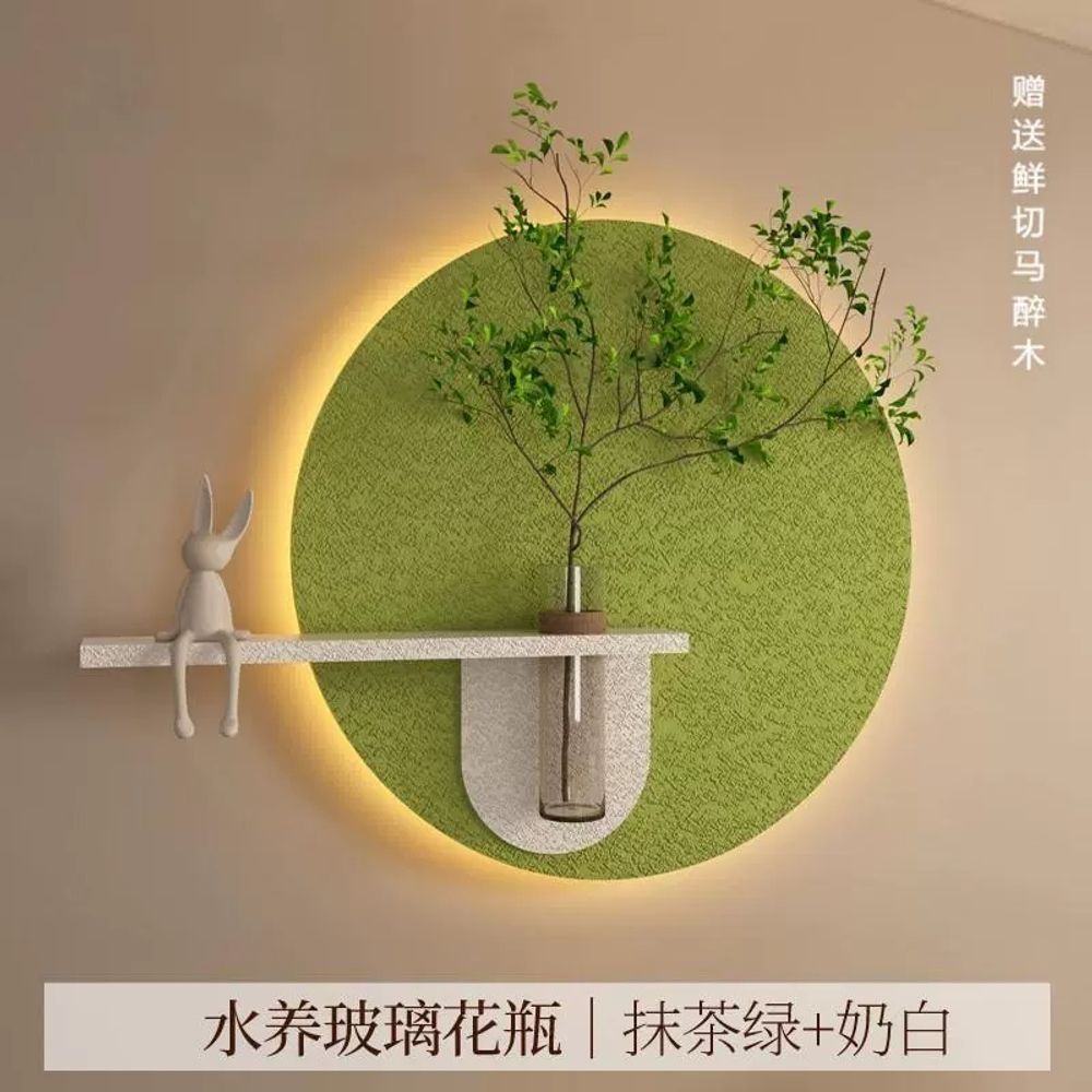 현관 집들이 인테리어 LED 무드등 대형 화분액자조명 원형 99,290원