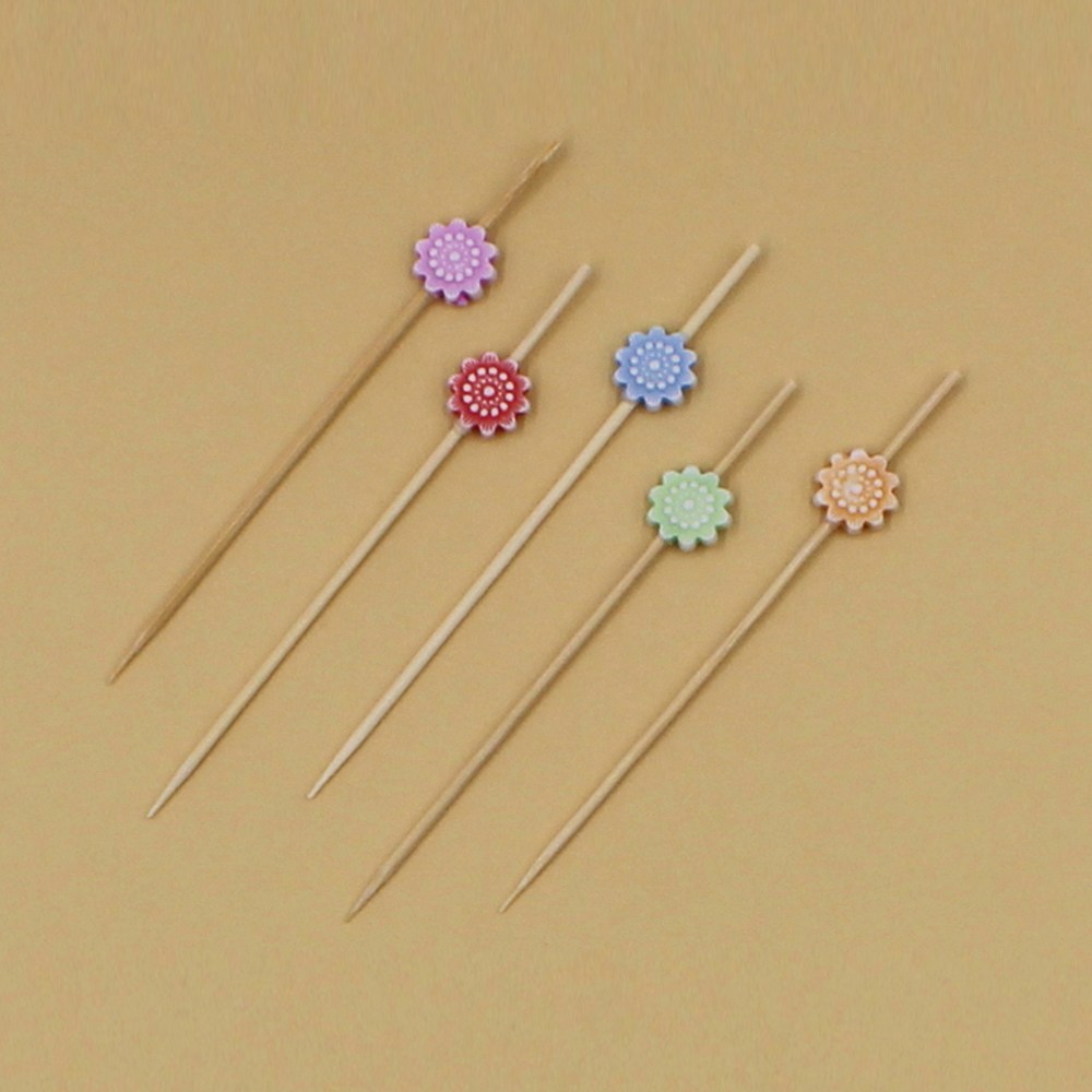 K- 장식용꼬지 대나무 꽃 장식 꼬지 - 9cm - 10,000개 211,130원