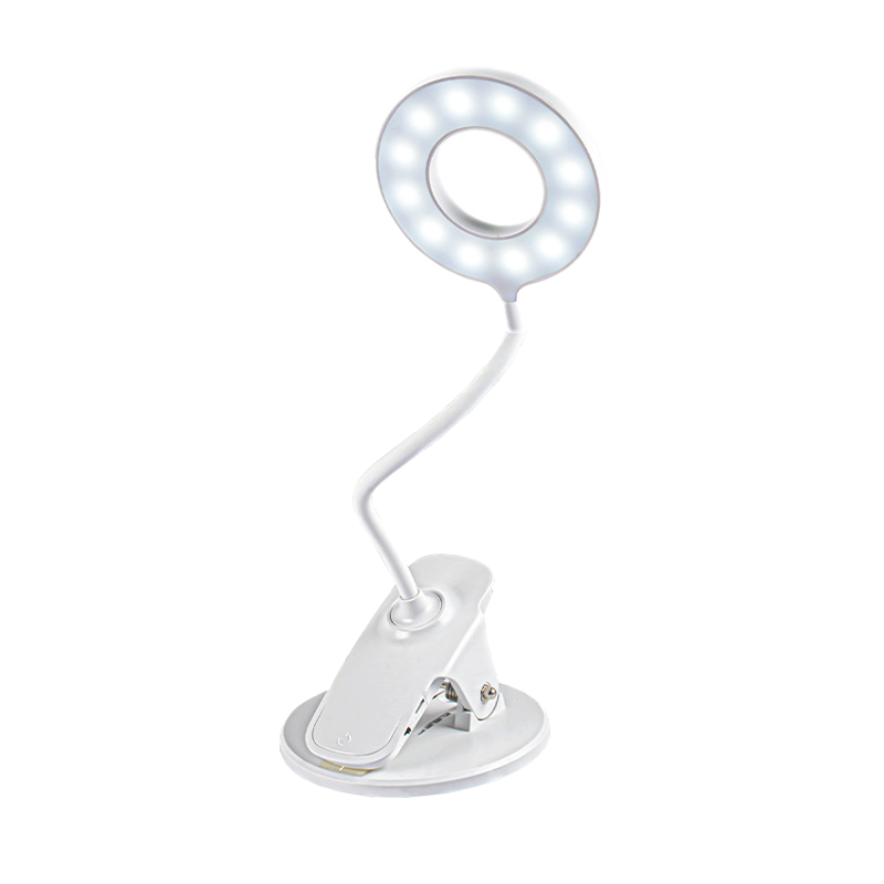 USB 충전식 클립형 LED 독서등 플렉시블, 3색 조명, 터치조절, 침대 책상 캠핑 다용도 스탠드 램프, Q5-2 21,800원