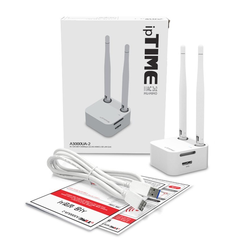 ipTIME 무선랜카드, IP TIME A3000UA-2[화이트], 1개 28,900원