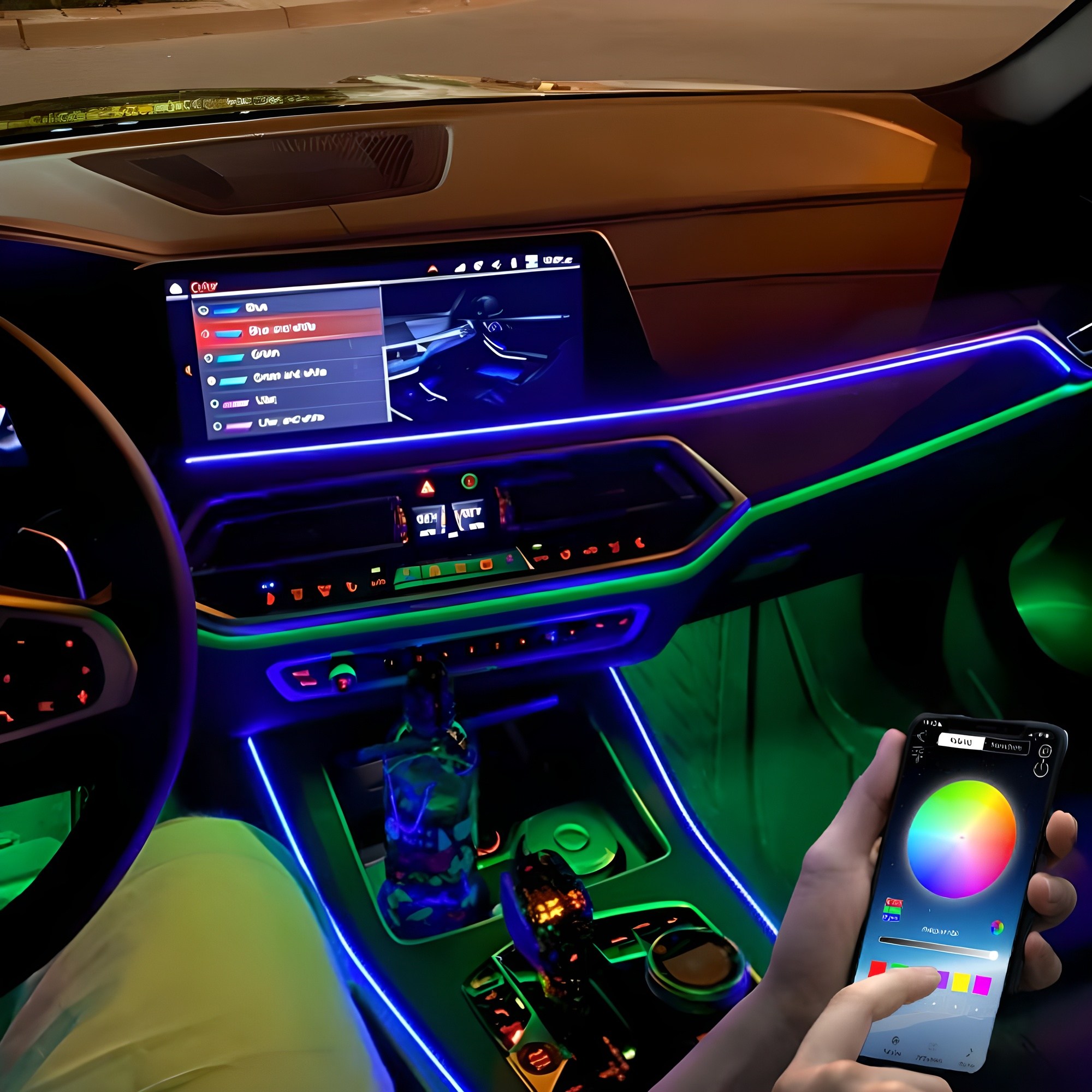 오토크루 소리반응 레인보우 RGB 엠비언트 광섬유 무드등 AC-L01 USB DIY 3m 23,900원