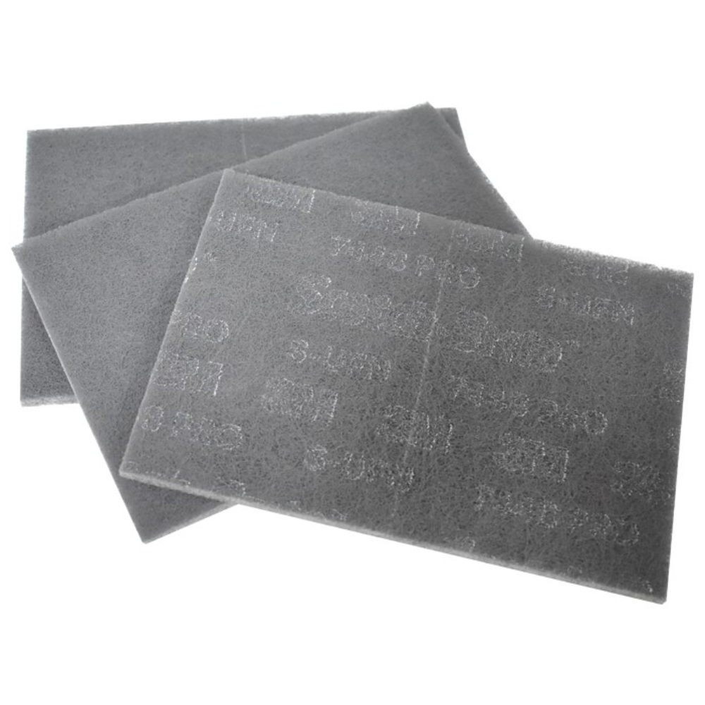 3M 스카치브라이트 공업 수세미 7448 PRO 핸드 패드 600~800방 사포 빼빠 마무리 고운 샌딩 산업용, 1개 2,240원