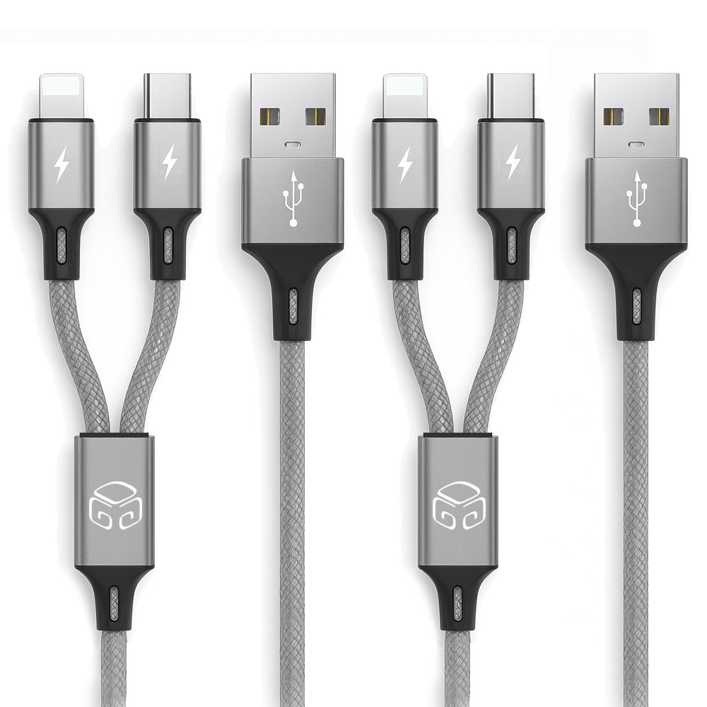 디지지 C타입 앤 8핀 2라인 스카이 제타 멀티 고속 충전 케이블 11,250원