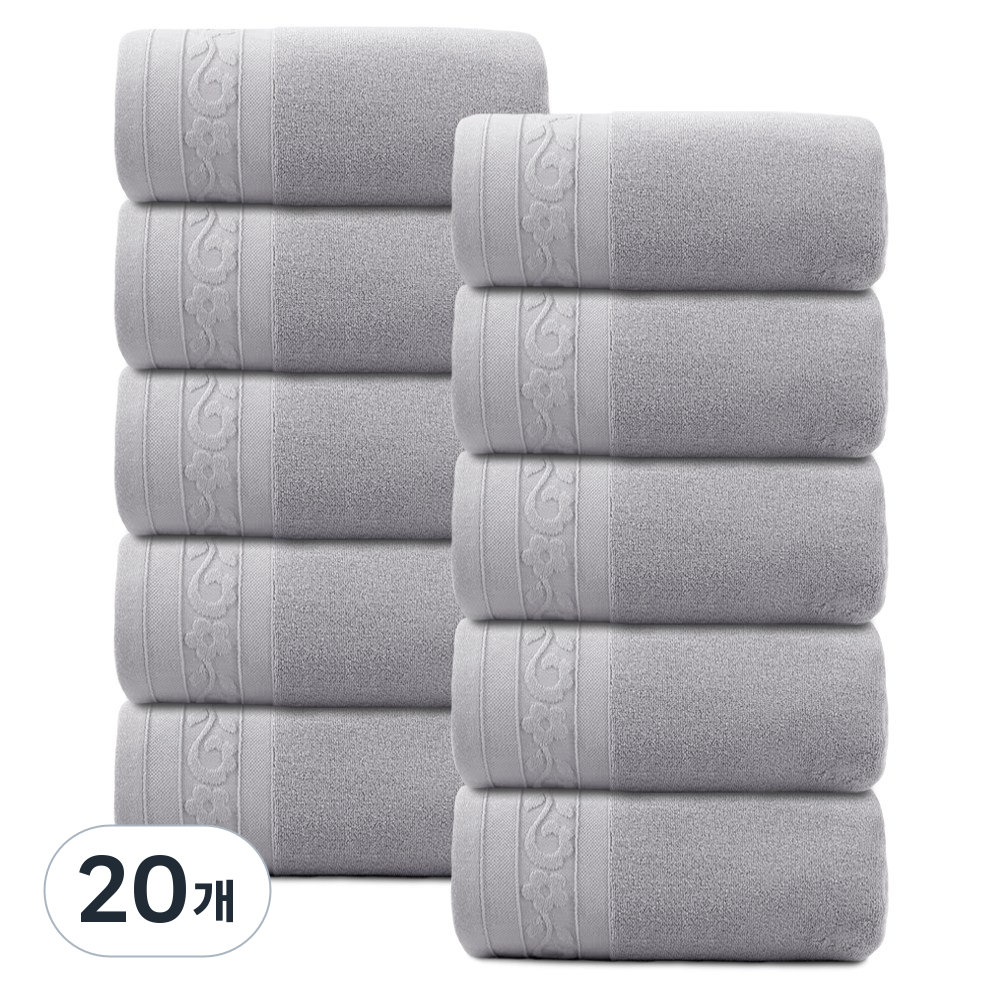 록신 프리미엄 데일리 순면 코마사  수건  40수 부드러운 호텔타월 10장세트  호텔 수건 43,110원