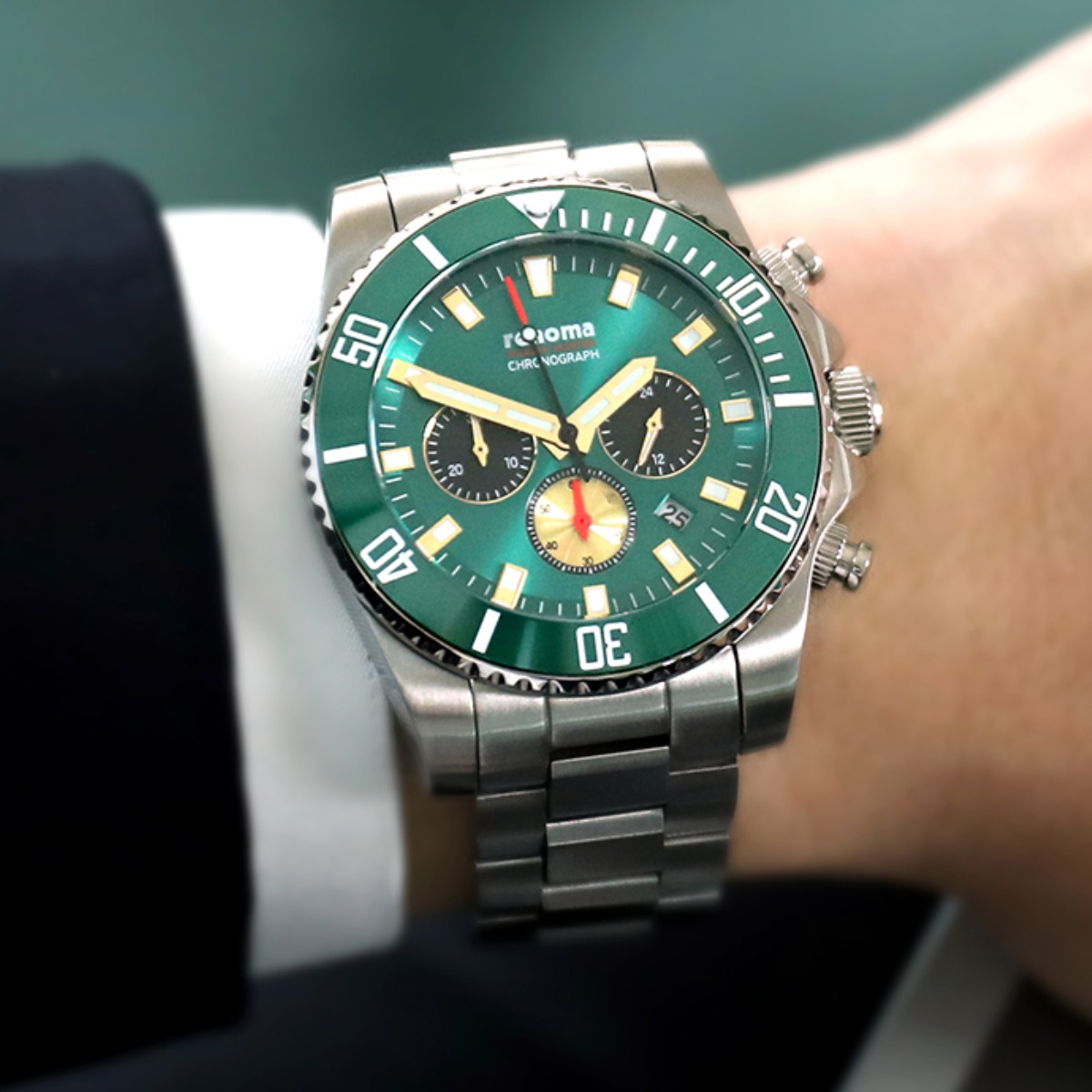 renoma 레노마 마린마스터 200M 방수 사파이어글래스 세라믹베젤 남성 다이버시계 RE2001 + 사은품 실리콘밴드 240,000원