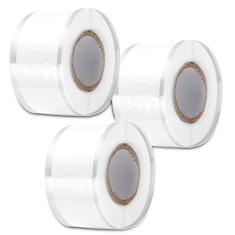 실리콘 자기 융착 방수 절연 전기 무점착 테이프  25mm x 1.5M 3개세트 8,700원