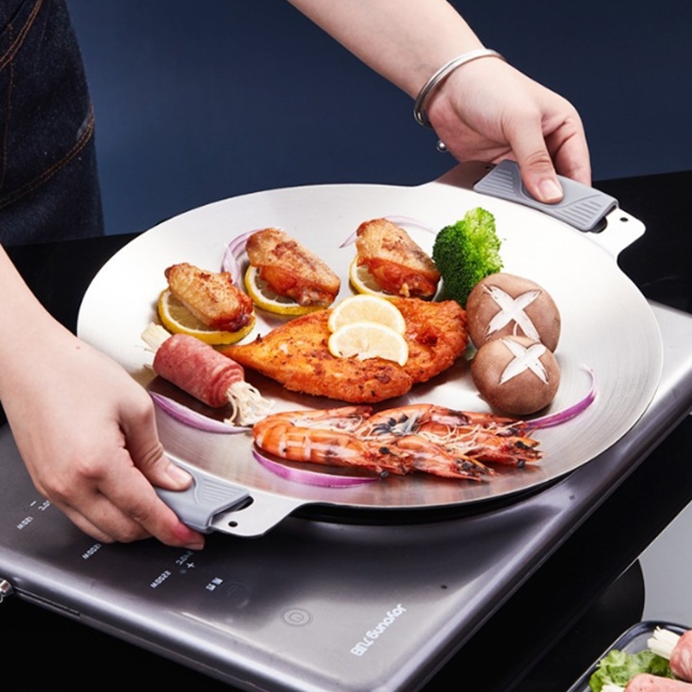 이샵 스텐 캠핑 그리들 40cm+보관가방 코팅그리들 스탠그리들 스텐리스그리들 47,600원