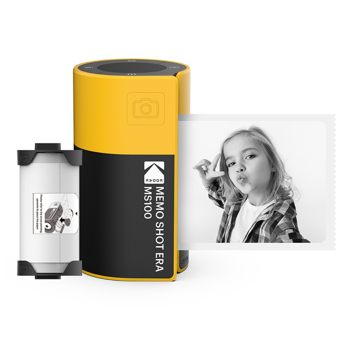 [코닥] 메모샷 ERA MS100 (라벨롤1개내장)+9롤 라벨프린터기 즉석카메라 2 in 1 라벨기 유아 토이 셀카기능 포토프린터 방수 스티커 제작 사진인화기 라벨테이프 LABEL 94,000원