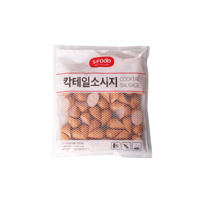 에쓰푸드 칵테일소시지 500g 사선 컷팅 소세지 [아이스박스포장] 39,400원