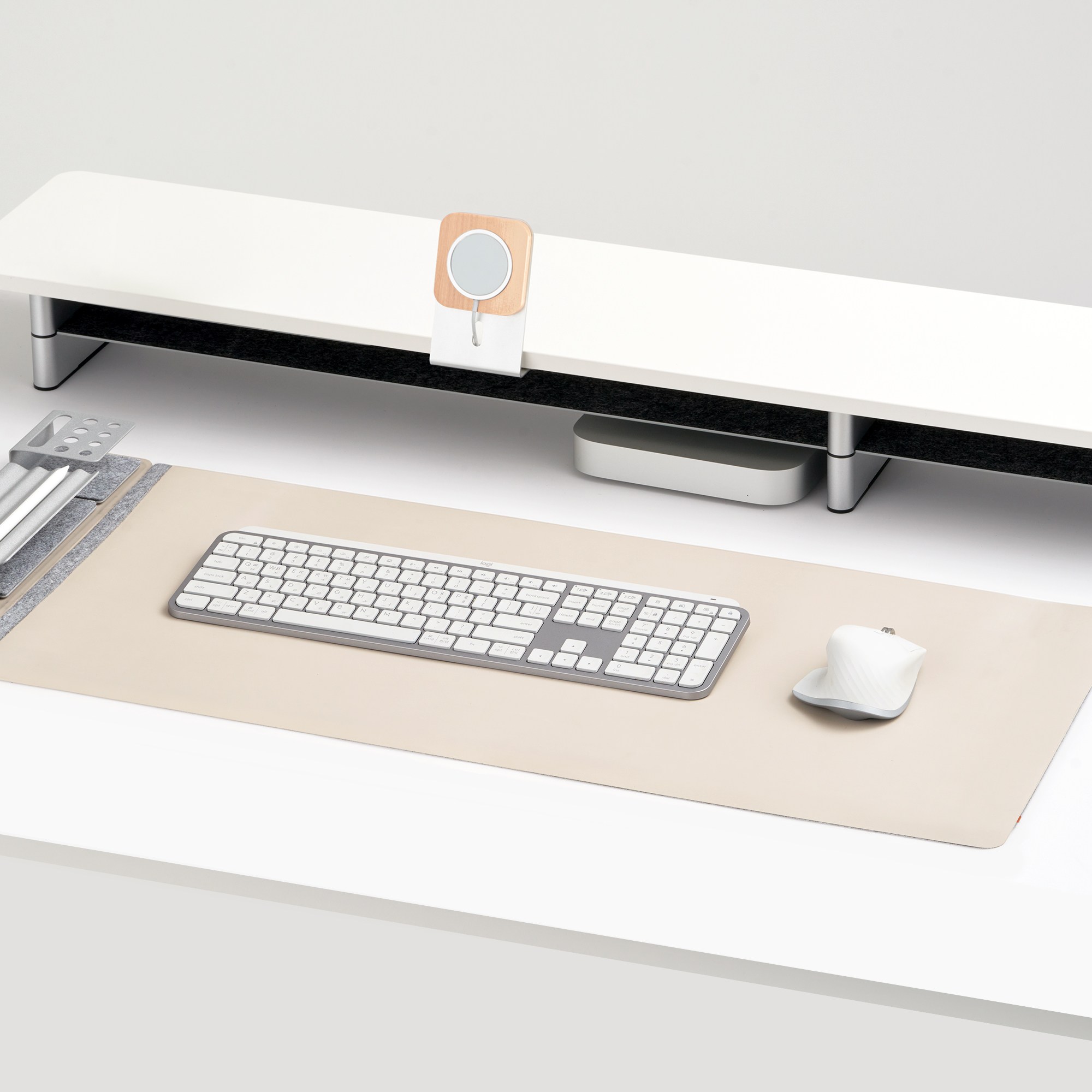 일리안 가죽 데스크 매트 양면 책상 패드 논슬립 대형 마우스 장패드, 아이보리 34,800원