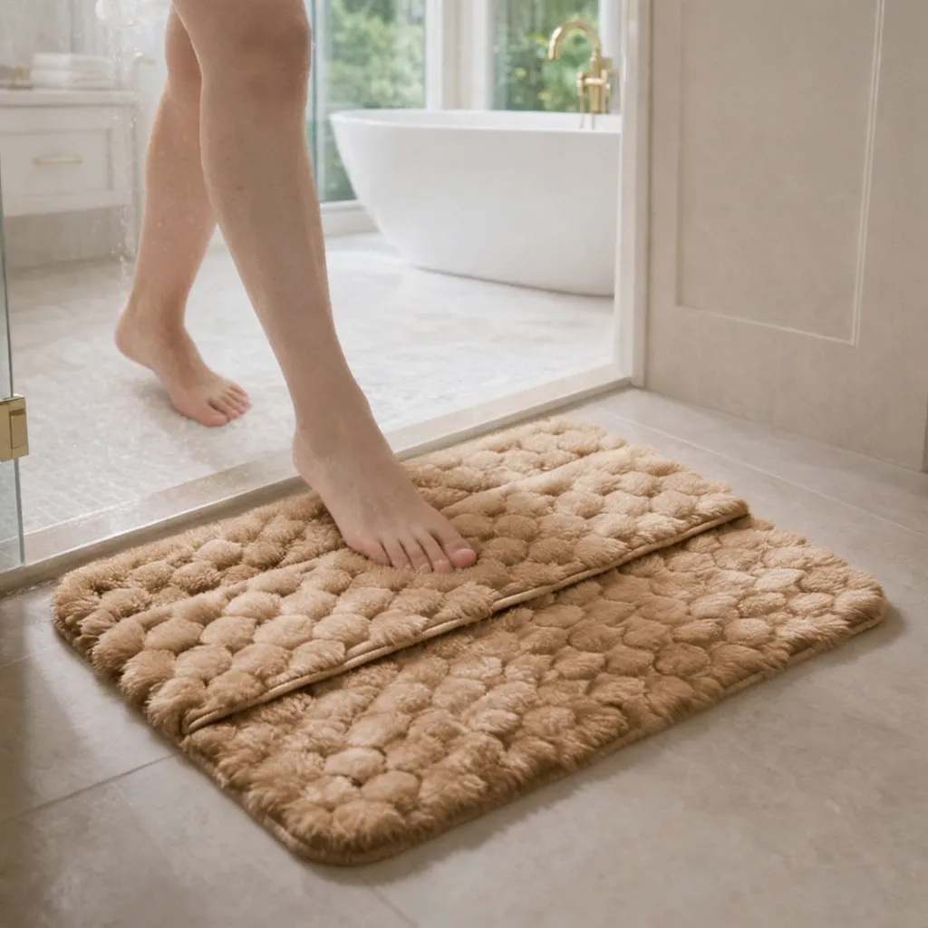 흡수력 좋은 폭신한 욕실 발매트 미끄럼방지 빨아쓰는 글세사 논슬립 매트 화장실 매트 11,900원