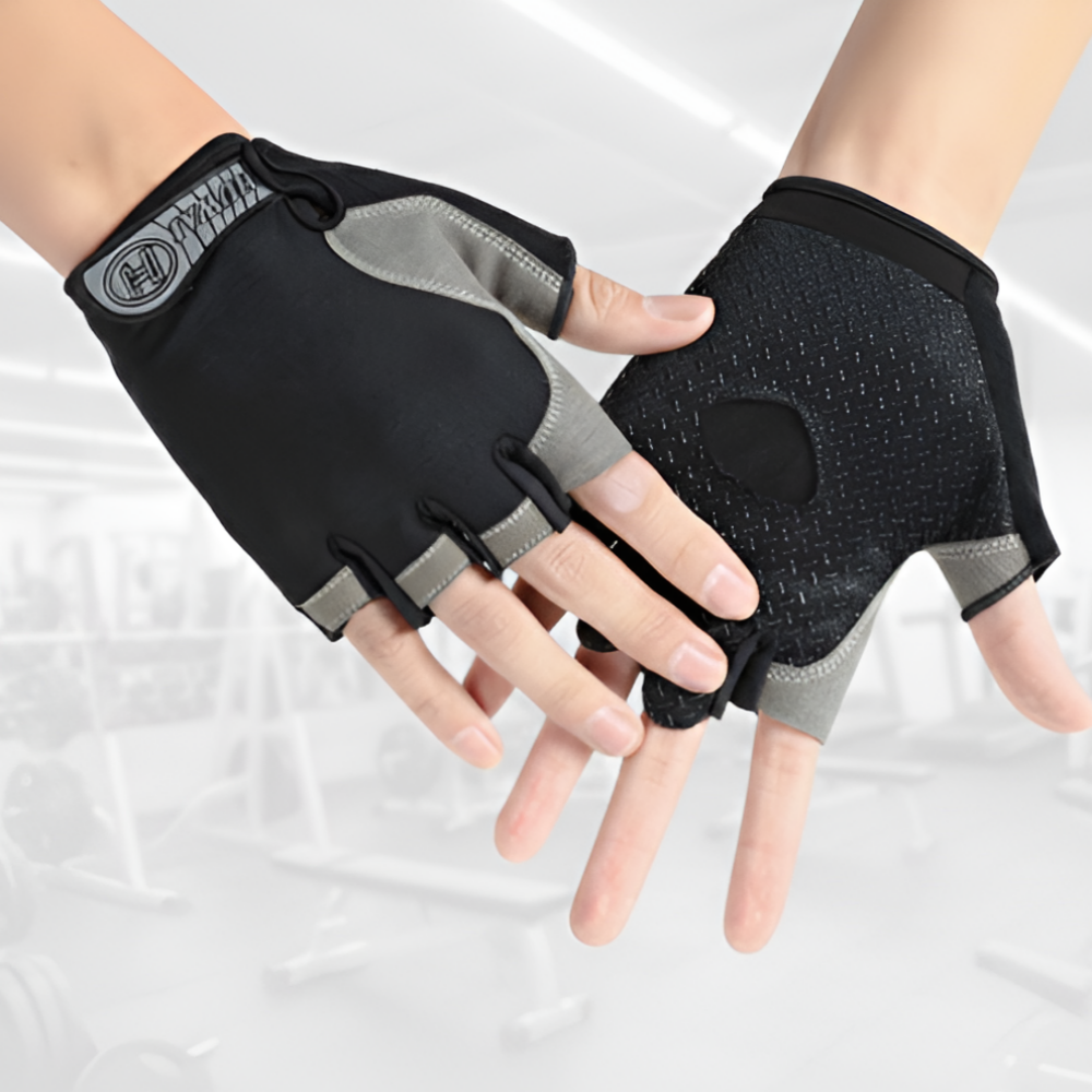 뷰리온 미끄럼 굳은살 방지 그립향상 헬스 장갑, 블랙 9,500원