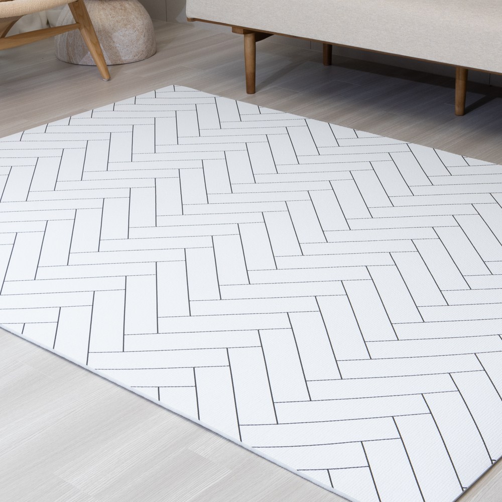 쿠셔니 논슬립 PE 거실매트 바닥매트, 헤링본 24,800원