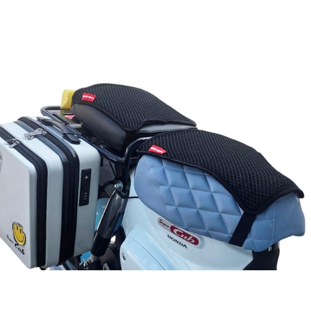 알테쉬 혼다 슈퍼커브110 쿨시트 여름 메쉬 통풍 시트 커버 호환, 1개, 블랙 9,500원