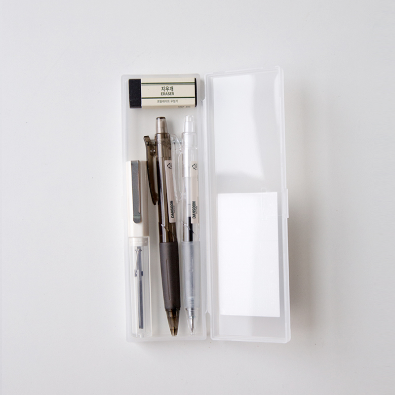 단순생활 필기구 반투명 필통 심플세트 7,400원