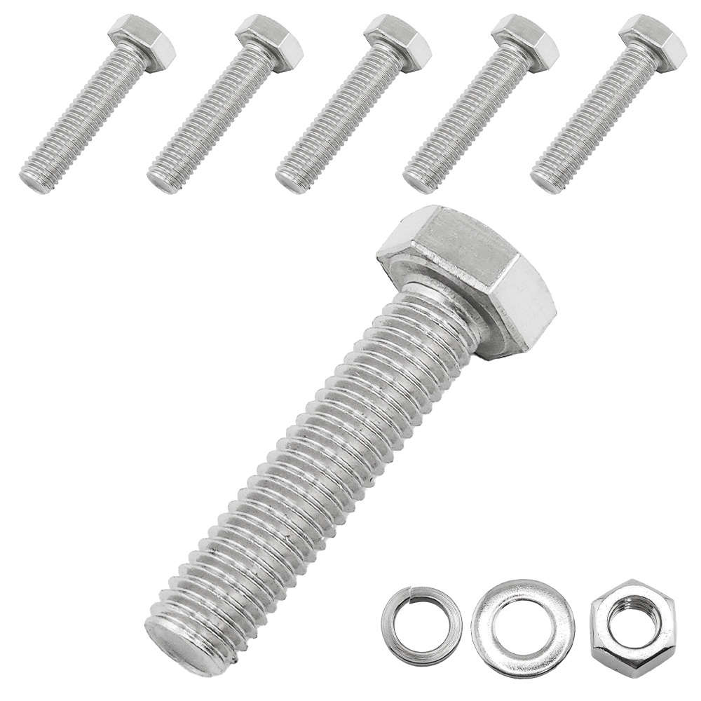 유스툴 SUS 304 스텐 볼트 육각 나사 와샤 너트 포함, 1팩, 35mm, M8 6,900원