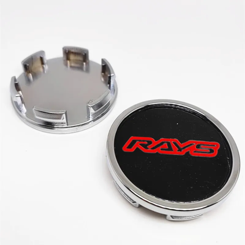 호환 Volk Ray 레이싱 휠 센터 캡 차량 스타일링  교체 방진 림 허브 커버 허브캡 58mm 4 개 15,260원