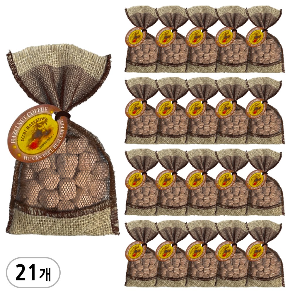편백나무 커피 방향제 헤이즐넛 실내 차량용 탈취제, 18g, 21개, 커피향 52,490원