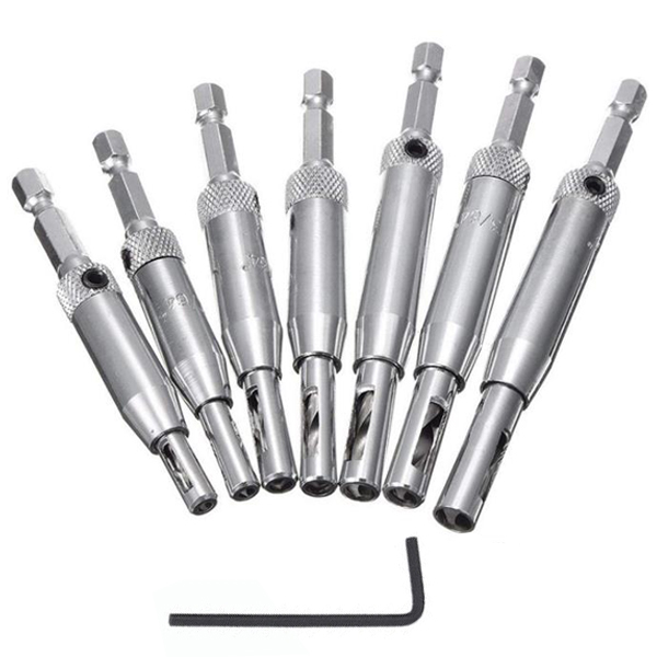 라인테크 힌지 드릴 비트 경첩 드릴 센터 드릴 비트 7종 세트 10,910원