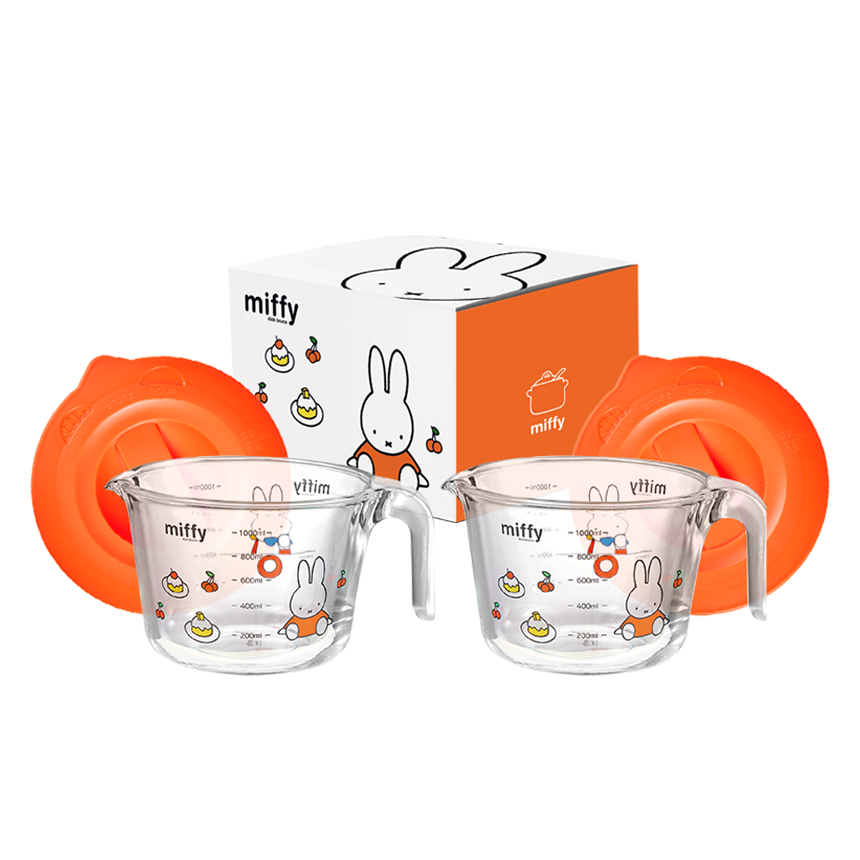에지리 미피 내열유리 계량컵 m + 뚜껑 세트, 투명, 1000ml, 2세트 35,600원