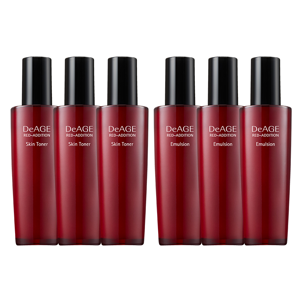 참존 디에이지 레드 에디션 3+3 기초 듀오세트 스킨 로션 120ml 단품 총 6개, 1세트 68,500원