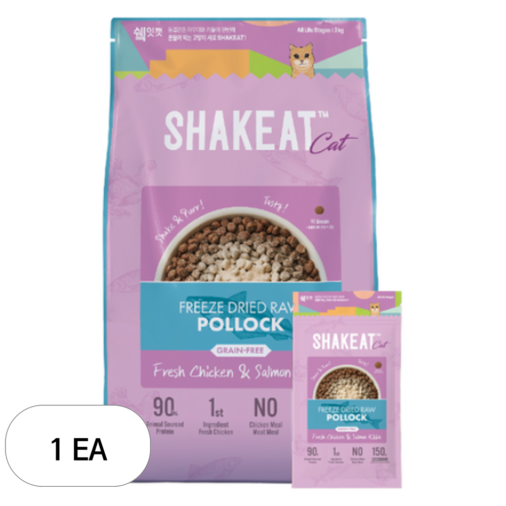 쉨잇 전연령 캣 동결건조 프레시 치킨&살몬 키블 건식사료 20p 67,880원