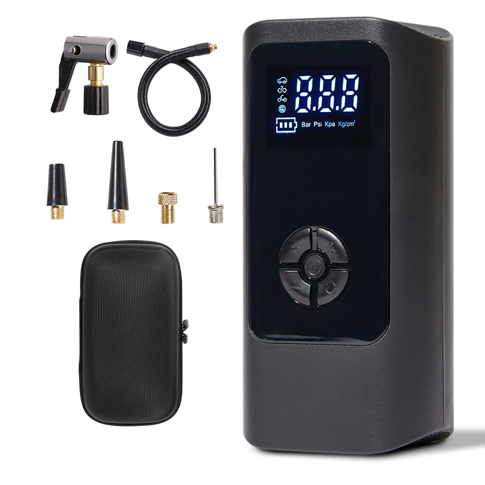 메이튼 휴대용 올인원 에어펌프, 1세트, 블랙 39,800원