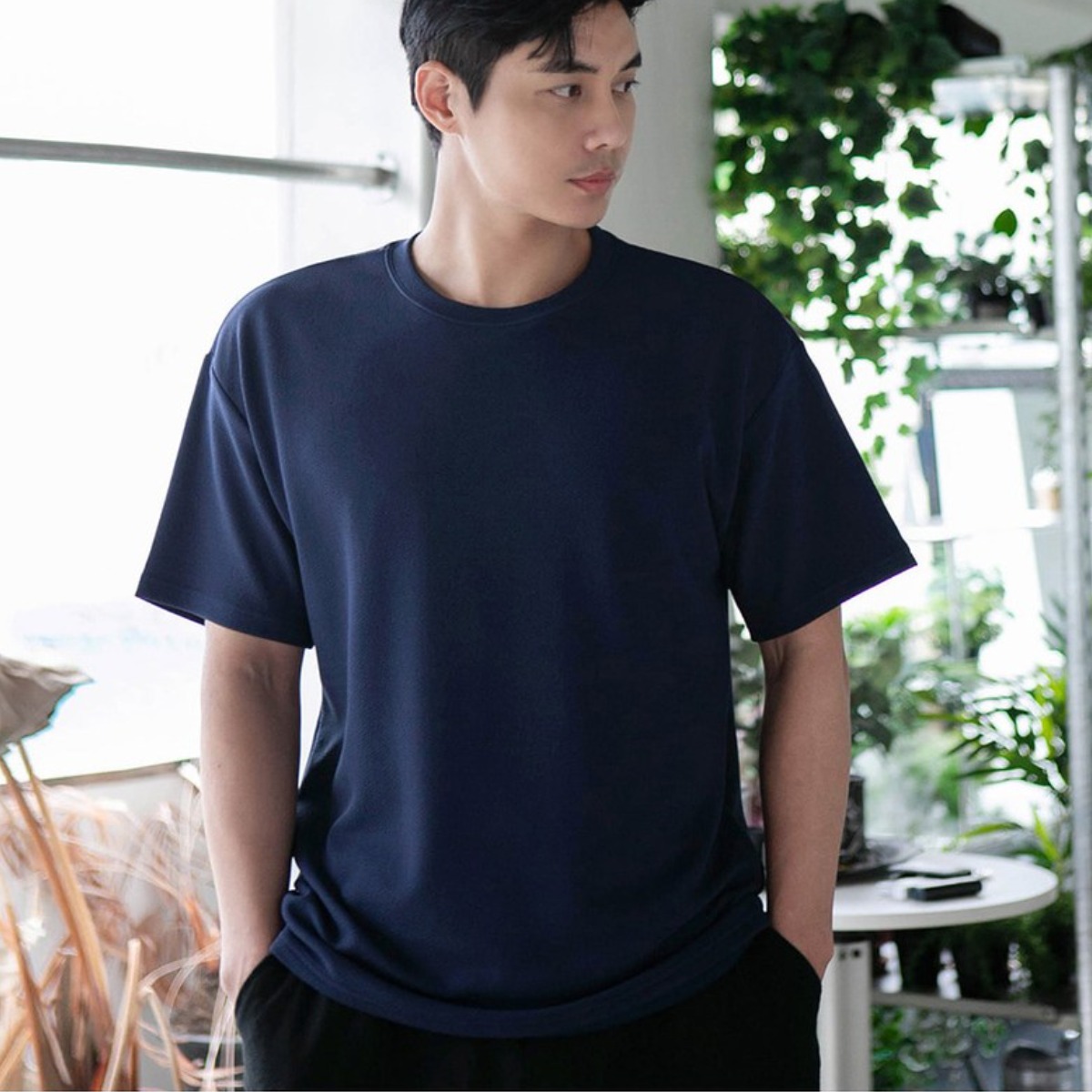 M~8XL 바이모노 꼭꼭숨티 티셔츠 구김zero 남자 무지티 베이직 반팔티 빅사이즈 오버핏 블랙 화이트 스카이블루 네이비 차콜 M L XL 2XL 3XL 4XL 5XL 6XL 7X 23,900원