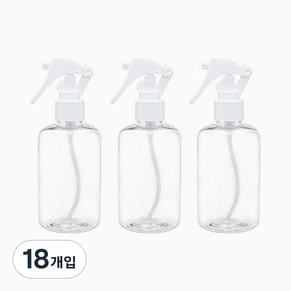 병도매닷컴 DTB200 투명 건스프레이 용기, 흰색캡, 18개 35,880원