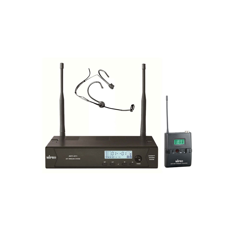 미프로 ACT371HS ACT-371HS 1채널 무선헤드셋마이크 900MHZ 710,000원
