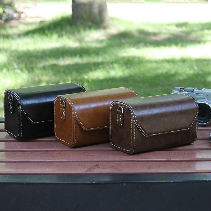 컴팩트 카메라 가죽 파우치 소니ZV-E10/소니ZV-1M2/리코GR3x/소니RX100M7/캐논G7Xmark3 19,900원