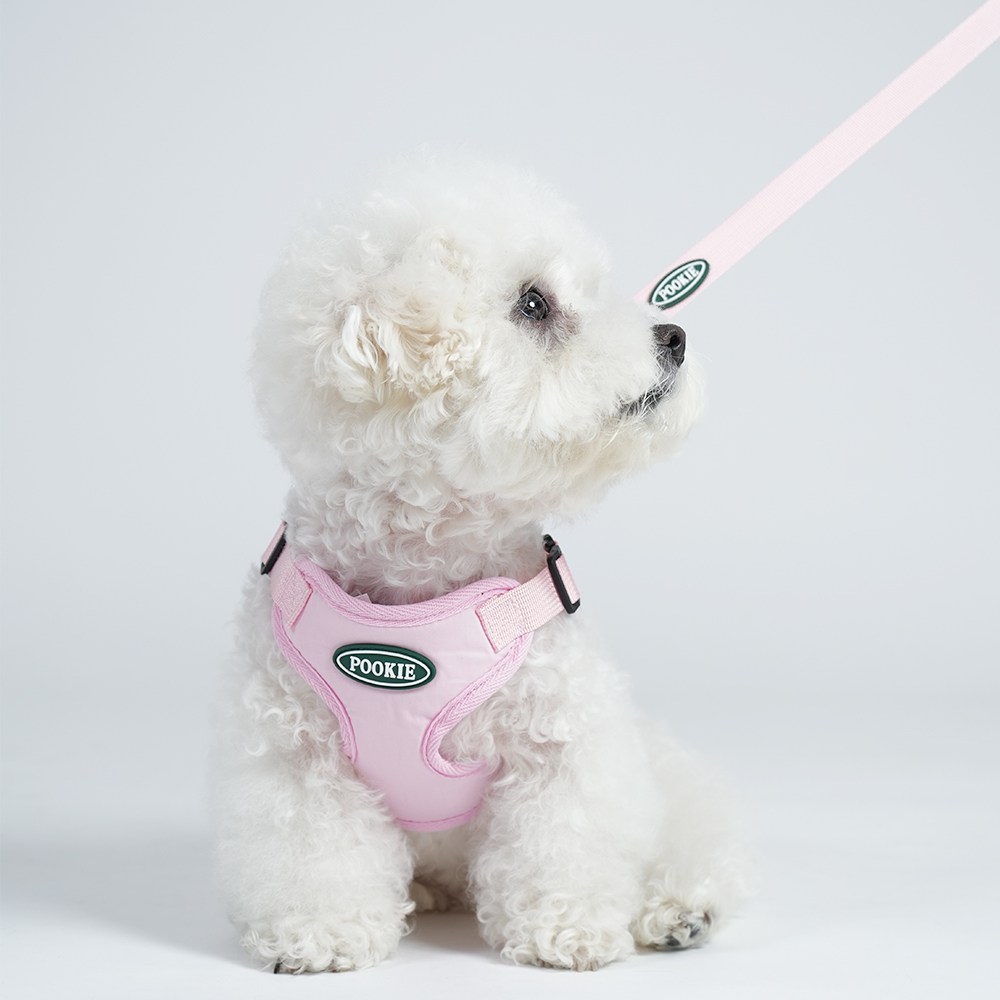 푸키 강아지 시그니처 파스텔 원터치 하네스 + 리드줄세트 14,800원