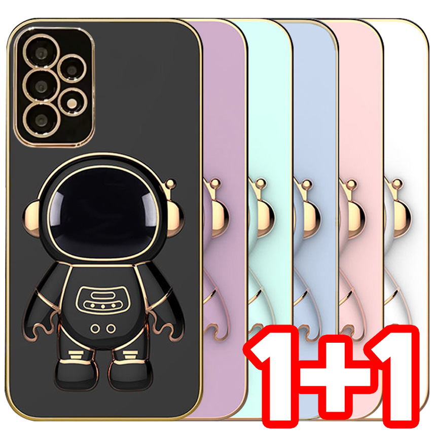 벌크온 1+1 갤럭시 A23 거치대 카메라 보호 풀커버 우주인 컬러 케이스 13,800원