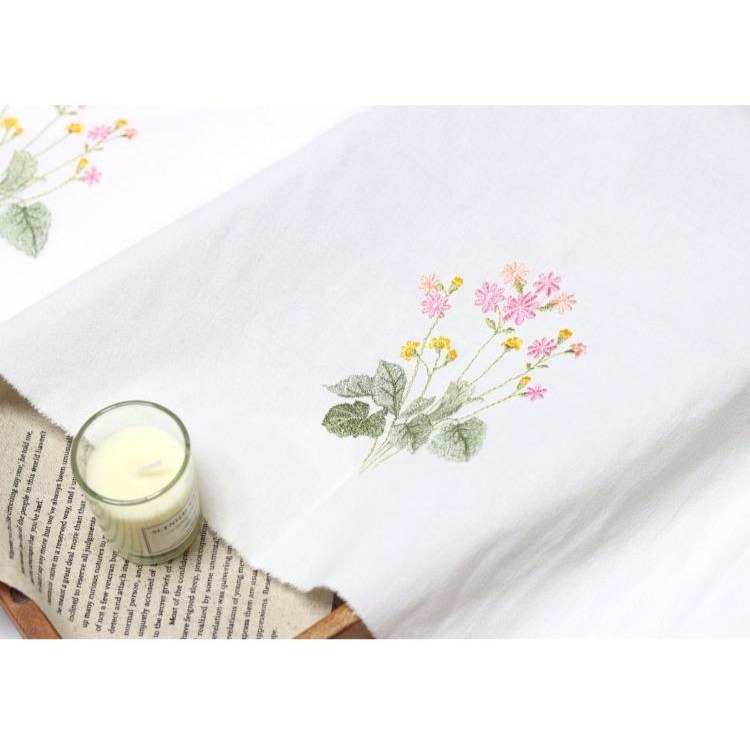 [ 대폭 20수 광목 자수원단 ] 핑크빅플라워 H174 35,200원