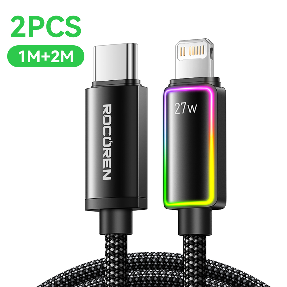 Rocoren 아이폰 케이블 호환 파스텔 C to 8핀 PD 고속충전 Lightning-C타입 충전 케이블 C타입 to 8핀 PD 27W 고속충전 케이블 5,520원