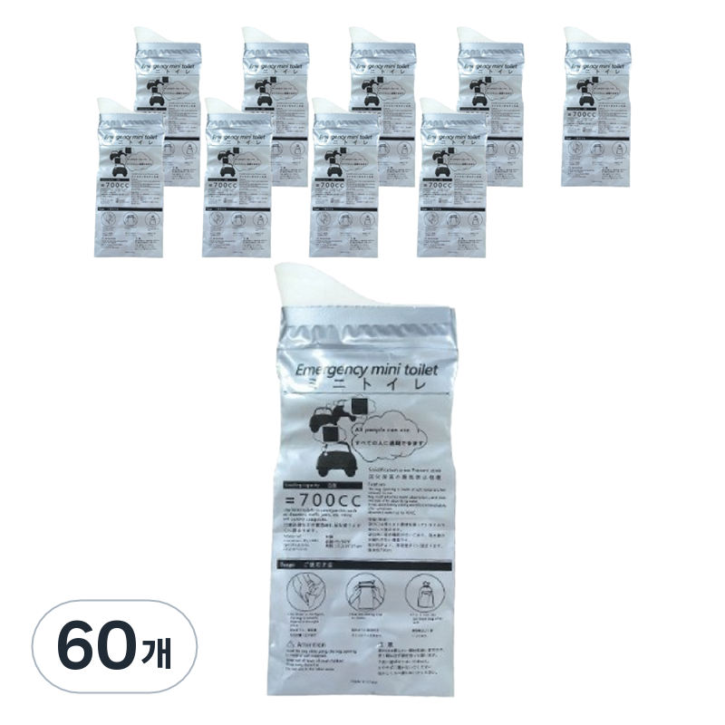 안이네 휴대용 일회용 패드 소변 주머니 700ml 26,650원