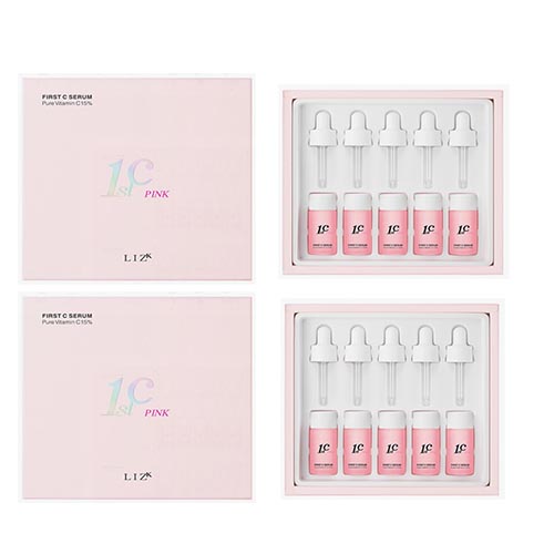 퍼스트씨 핑크 세럼 비타민C 15% (10ml) 5개입 x 2세트 ( 앰플 마스크팩 2매 사은품), 10ml, 10개 73,000원