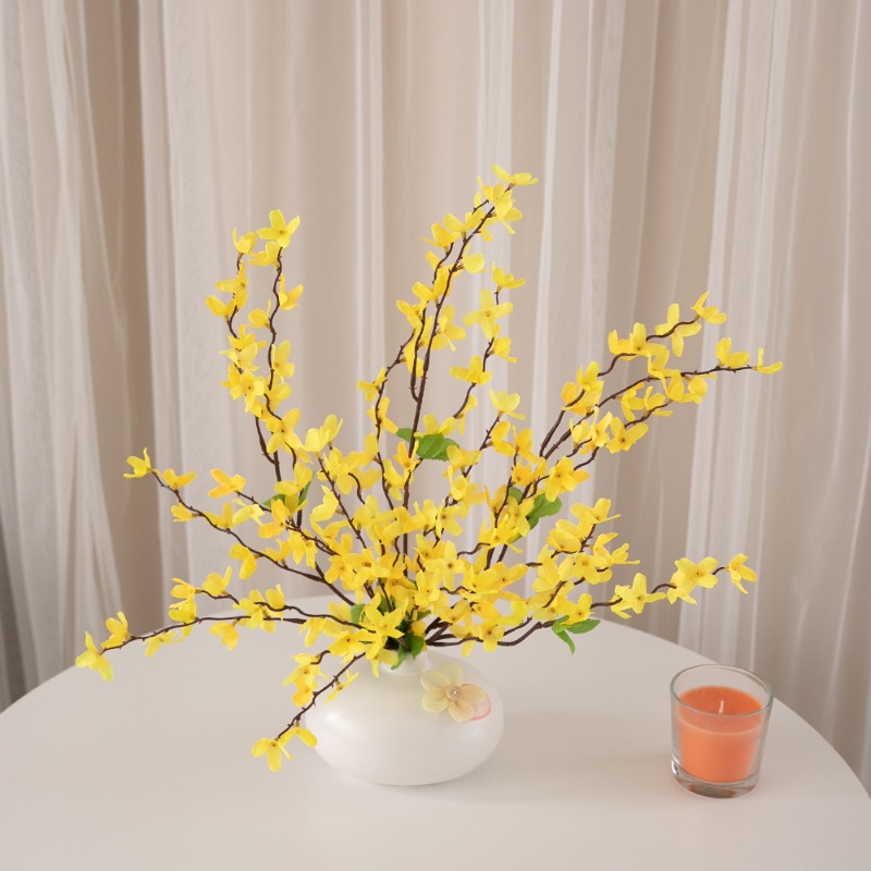 플라워트리 조화 화병 꽃 봄소식 개나리 화병 세트 50cm 14,930원