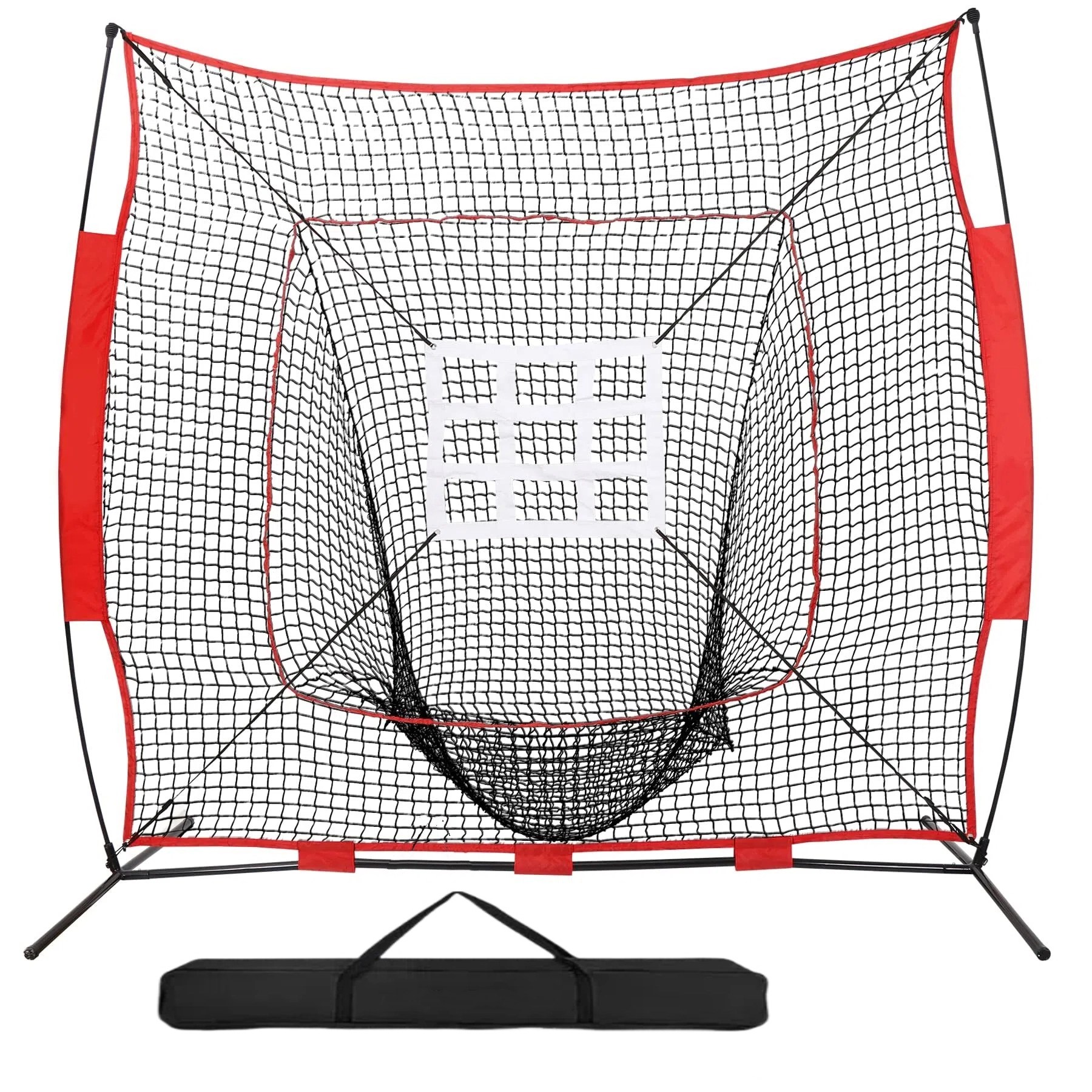 휴대용 야구 연습 네트 세트 대형 213*215cm 투구망 9분할 피칭타겟 수납백 증정  야구 훈련 장비 청소년 성인 스포츠 연습 67,000원