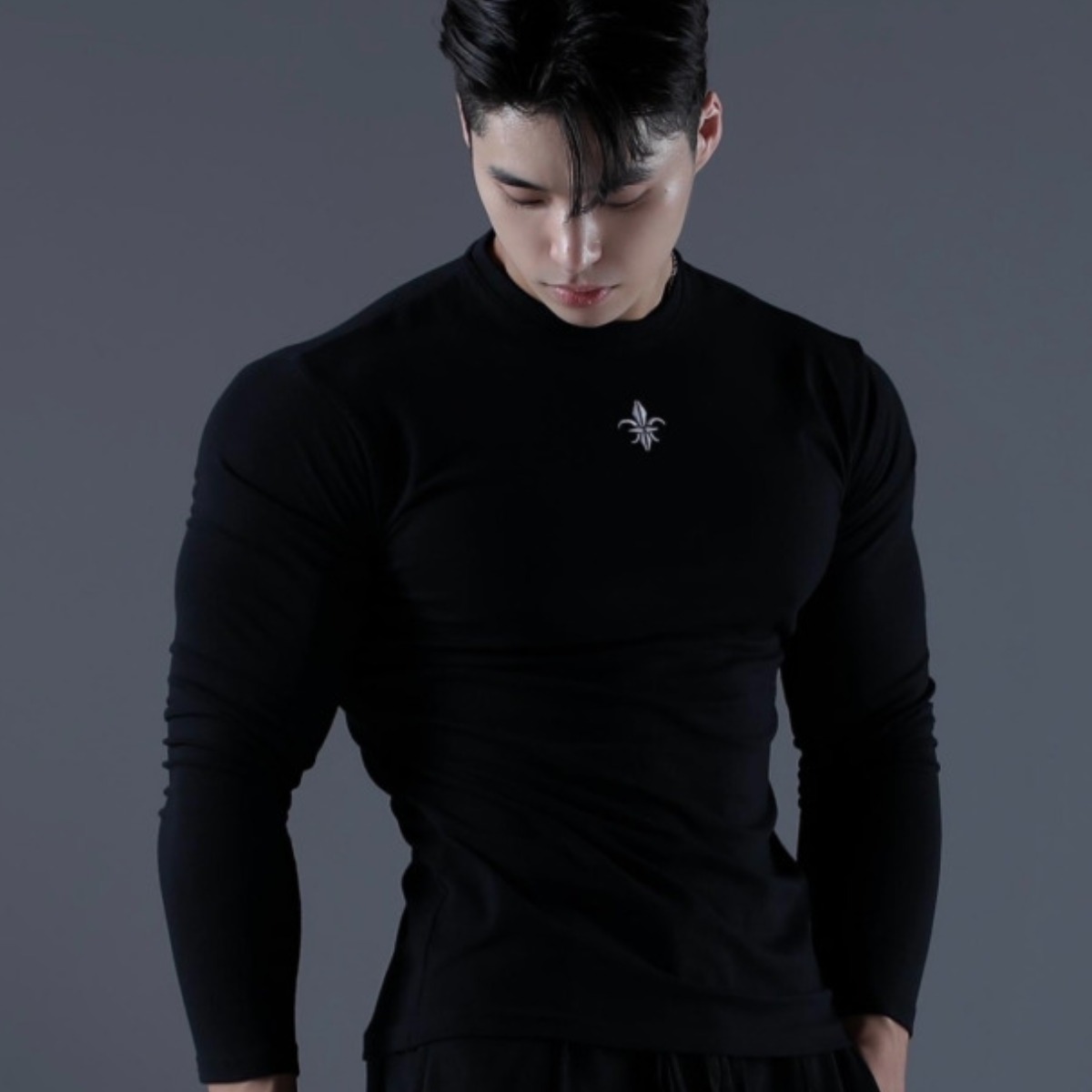 카미드 로고 롱슬리브 헬스 짐웨어 긴팔 티셔츠 52,000원