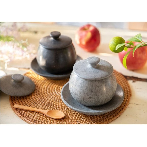 돌 쌍화찻잔 대추차 인삼차 전통 옥돌 찻잔세트 65,000원